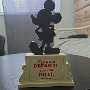 Hallmark Disney Black and Cream Mickey Mouse Inspiration Figurine
